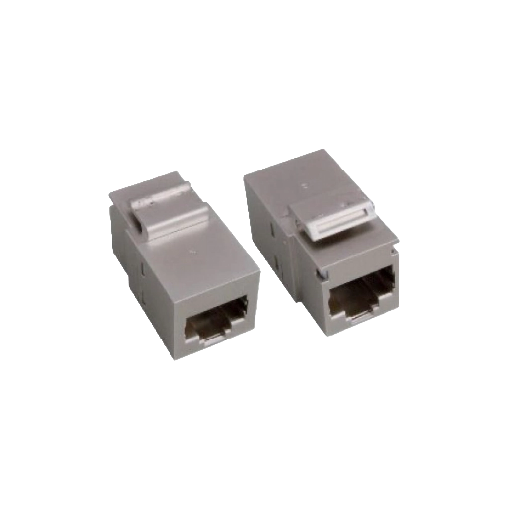 Coupler connettori 180° Femmina - Femmina RJ45 CAT 6 A STP