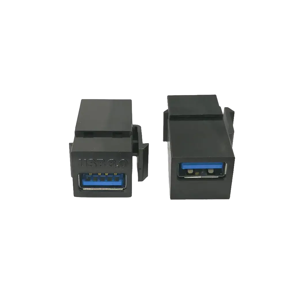 Coupler connettori 180° Femmina - Femmina USB tipo A