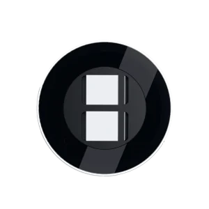 Ghiera Versadot non elettrificato 2 fori keystone anello superiore nero