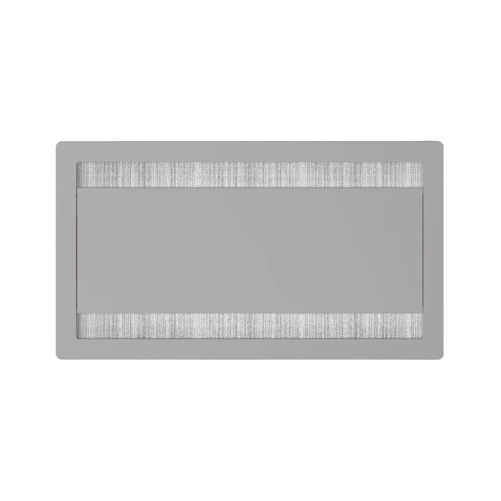 Passacavi per scrivanie rettangolare con apertura basculante H 20 L 263 l 148 mm