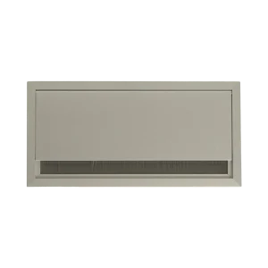 Passacavi per scrivanie rettangolare in alluminio H 25 L 120 l 240 mm