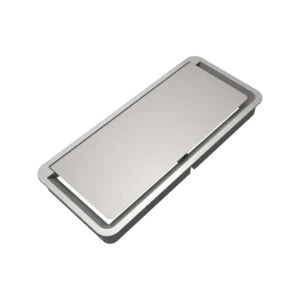 Passacavi per scrivanie rettangolare H 25 L 120 l 260 mm