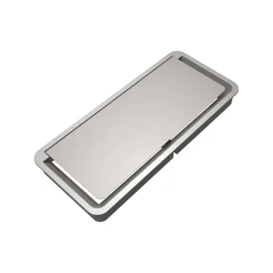 Passacavi per scrivanie rettangolare H 25 L 120 l 260 mm