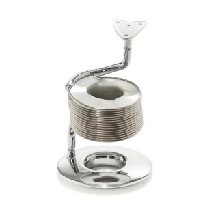 Passacavi verticale a forma elicoidale per scrivanie H 75 cm