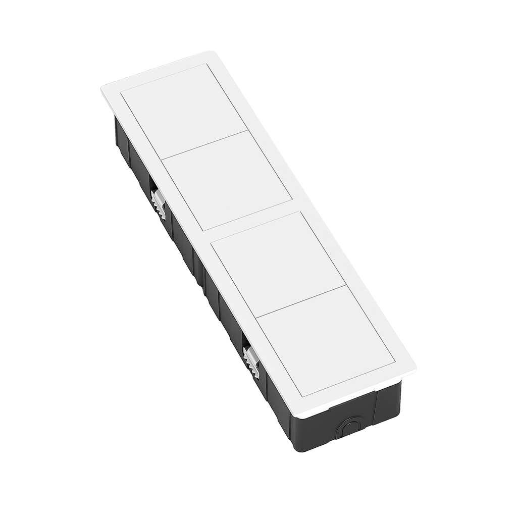 Multipresa a scomparsa rettangolare con 1 presa tipo Francia (E), USB tipo A, 1 USB tipo C e cavo di alimentazione 2 m con spina elettrica separata - immagine 6