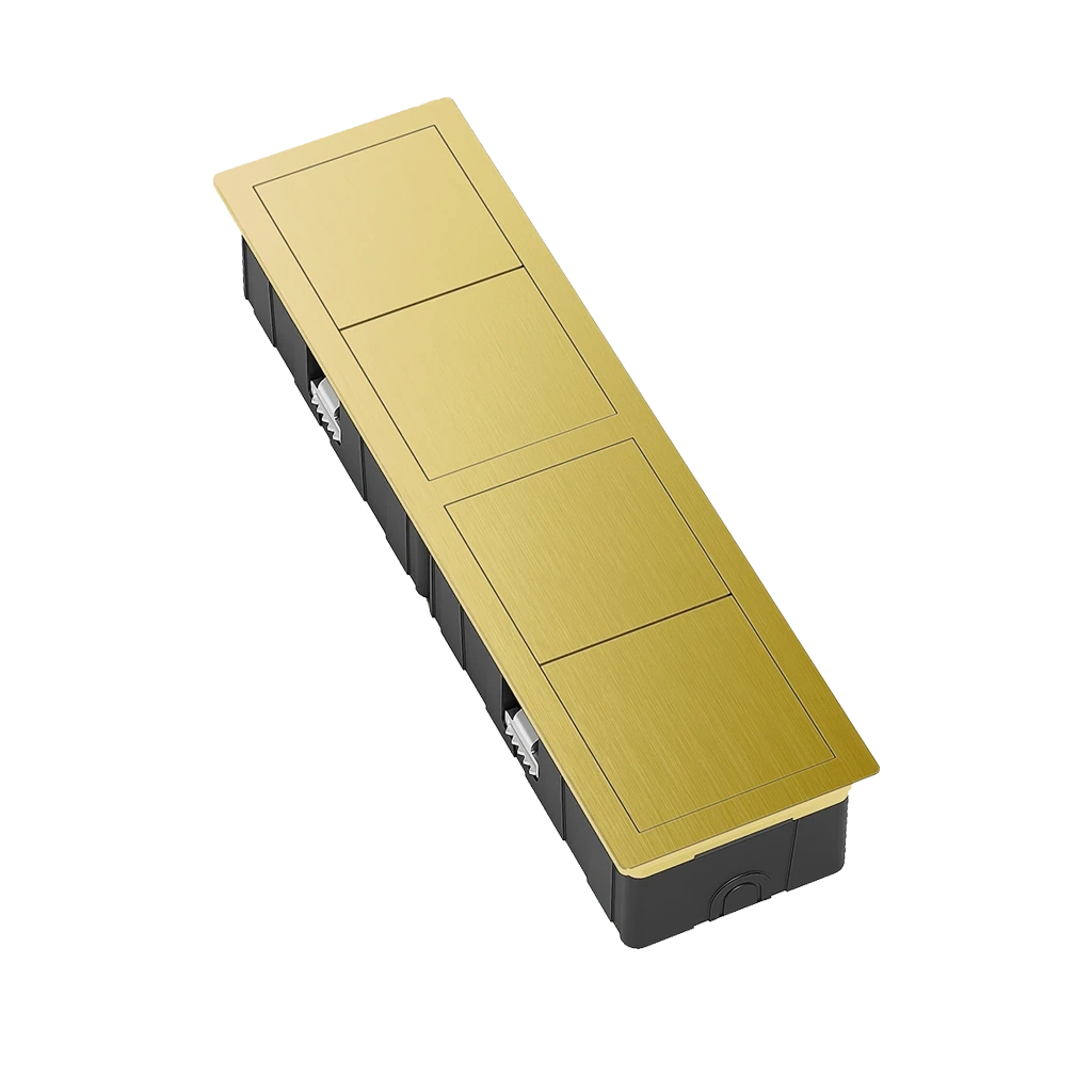 Multipresa a scomparsa rettangolare con 1 presa tipo Francia (E), USB tipo A, 1 USB tipo C e cavo di alimentazione 2 m con spina elettrica separata - immagine 8