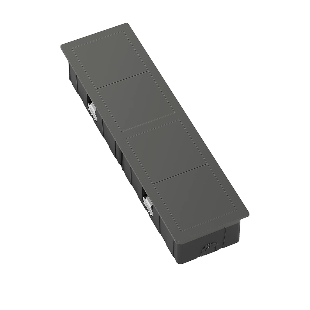 Multipresa a scomparsa rettangolare con 1 presa tipo Francia (E), USB tipo A, 1 USB tipo C e cavo di alimentazione 2 m con spina elettrica separata - immagine 10