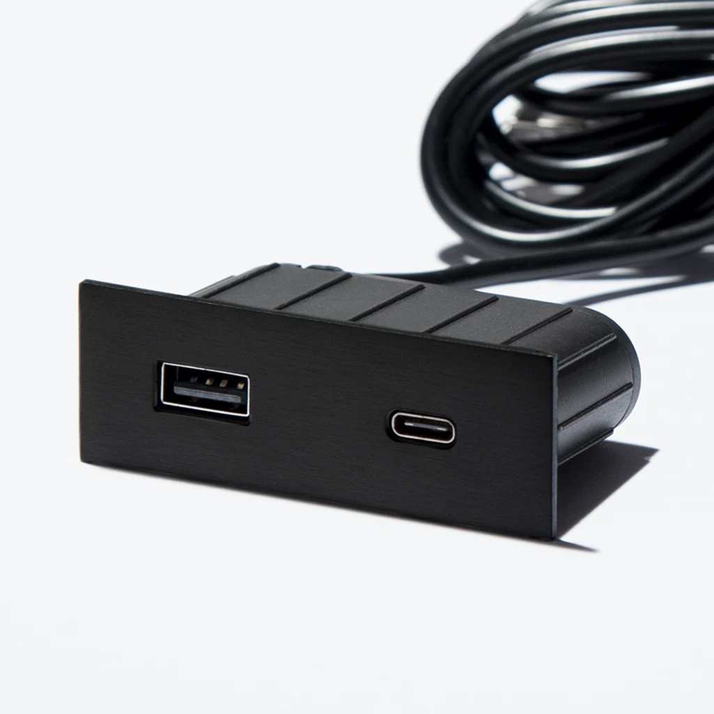 Multipresa da incasso rettangolare in zama con USB tipo A, USB tipo C e spina muro - immagine 15