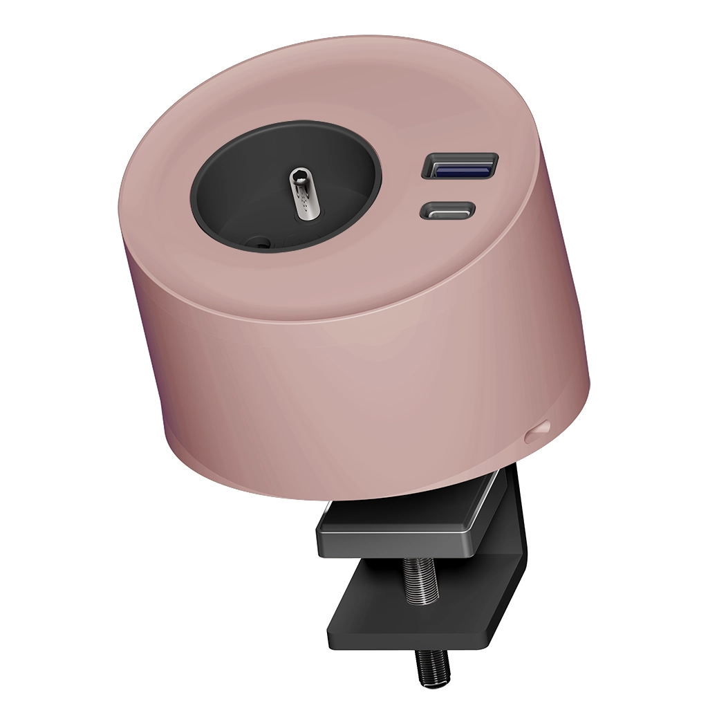 Multipresa stand-alone con morsetto di fissaggio | 1 presa tipo Francia (E), 1 USB tipo A, 1 USB tipo C - immagine 6